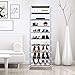 Jaketen Shoe Rack, 10 Tier Shoe Rack Storage Shelves, Non-Woven Fabric Stackable Show Tower, Easy Assembly Shoe Shelf for Entry Closet Home Office