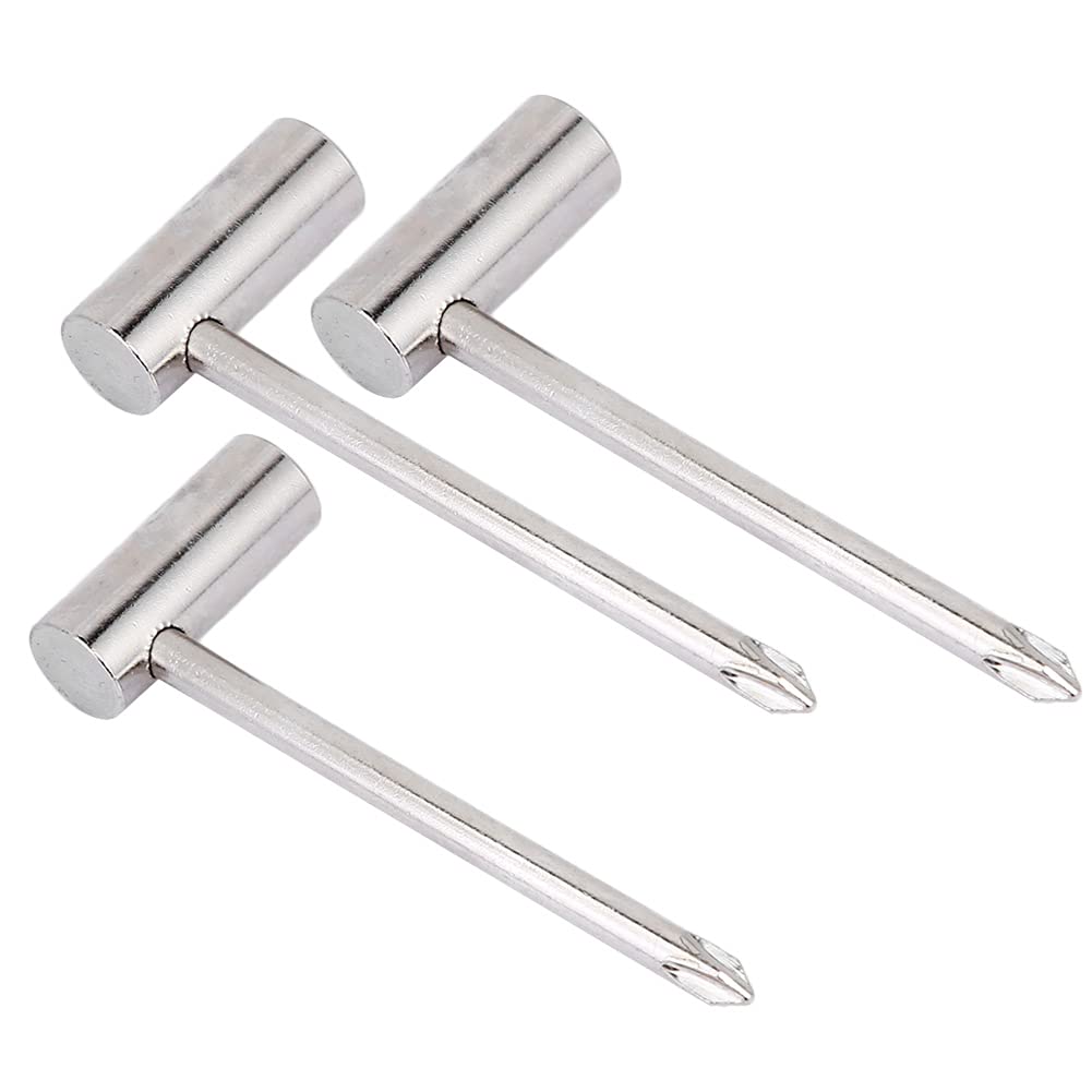 Guitar Adjustment Wrench Metal Hex Truss Rod Spanner Replacement and Small Parts for Electric Guitar 7MM/8MM/6.35MM(silver)
