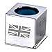 Flag Union Jack - Engraved Personalised Silver Snooker Pool Chalk Holder Case