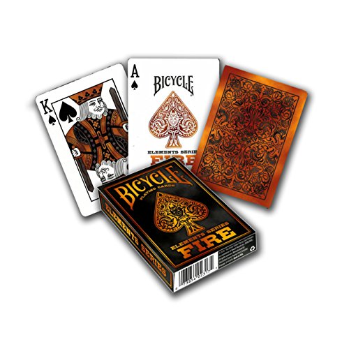 Bicycle Fire Element Playing Cards Pricepulse