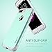 iPhone 7 Plus Case, SGM Premium Hybrid [Dual Layer] Armor Case Cover For Apple iPhone 7 Plus [Anti-Slip Design] [Shock Proof] (Mint + Gray)