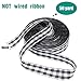 Tatuo 50 Yards Gingham Ribbon Wide Ribbon Taffeta Plaid Ribbon