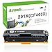 Aztech Compatible Toner Cartridge Replacement for HP 201A CF400A 201X CF400X M277DW M252DW HP MFP M277dw Toner HP Color LaserJet Pro MFP M277dw M277c6 M277N M252dw M252N Toner Printer (Black,1-Pack)