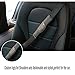 Carbon Fiber Seat Belt Cover Shoulder Pad Cushion For VW Audi BMW Porsche Jeep Lexus Mercedes-Benz (2 pcs)