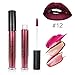 Matte lipstick set, 5 Color Non-Stick Cup Liquid Lipstick Waterproof Long Lasting Lip gloss Set (5 lipstick)
