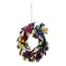 Borangs Bird Toys Parrot Shredding Toys Birds Cotton Preening Grooming Ropes Colorful Hanging Swing Snuggle Ring Toy Bird Cage Accessories for African Grey Cockatoos Conure Parakeet Quaker, 12 inchthumb 4