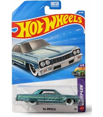 Amazon.com: Hot Wheels 2020 Tooned '64 Chevy Impala, Blue 58/250