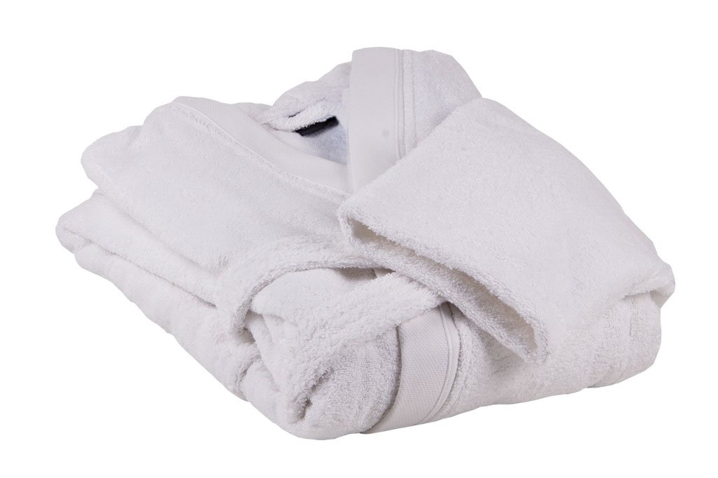 Cofan WHITE BATHROBE GR.500/M2 MODEL PALOMA L, Cotton, One Size