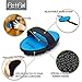 Pet Hair Remover Curry Comb by PetPäl with Massage Effect | Premium Shedding Rubber Brush | Dog & Cat Grooming | Great for Short & Medium Coats | for a Healthy, Shiny Fur