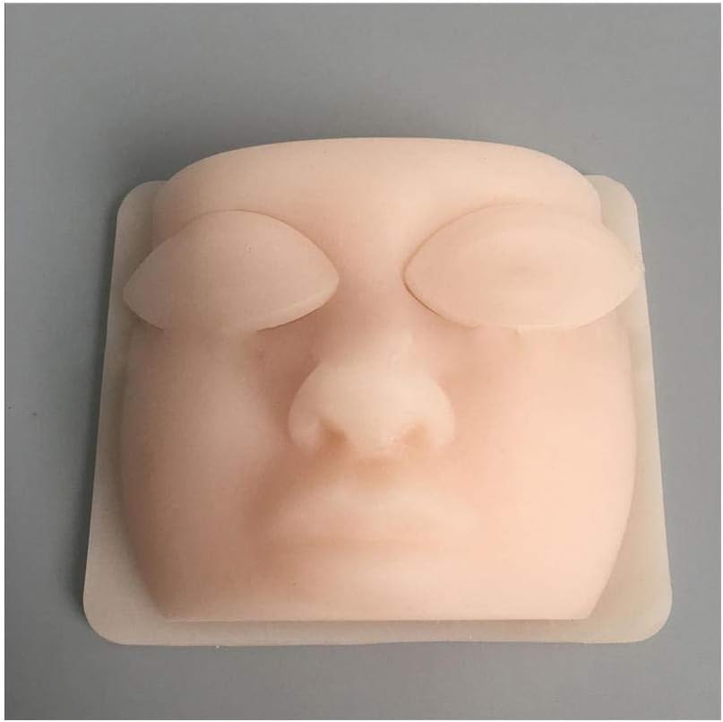 Surgical Beauty Practice Head Kit Soft Silicone Head Face Training Suture Skin Model School Educational Medical Teaching Model-colorTeaching Equipment
