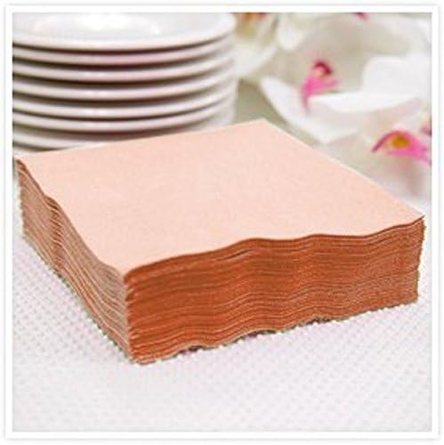 33cm 2ply Peach Napkins (125) Celebration, Tableware, Serviettes