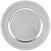 LavoHome Round Charger Beaded Dinner Plates, Silver 13 inch, Set of 1,2,4,6, or 12 (4)
