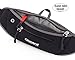 C4wrd Chirpy Super Slim Fanny Pack for Travel, Our Black Money Belt for Men & Women One Size Makes You Happy Keeping Your iPhone Safe & in Easy Reach, Best Waist Pack to Enjoy & Explore The World