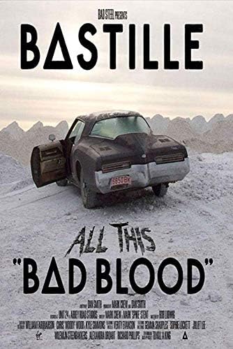 EBONI ELLIOTT Popular Fashion Home Bedroom Decor Paper Poster Bastille Bad Blood 20x30 Inch