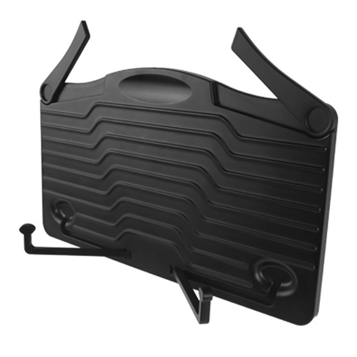 Namvo Portable Desktop Music Stand for Sheet Music, Books, Tablets - Black Sloped Desk Stand