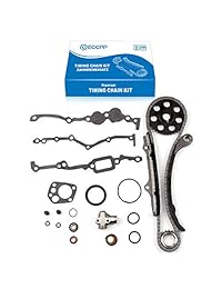 ECCPP TK3005 kit de cadena de distribución con juntas y sellado de aceite para la camioneta Nissan 240SX 2.4L SOHC KA24E modelos 1989 a 1997