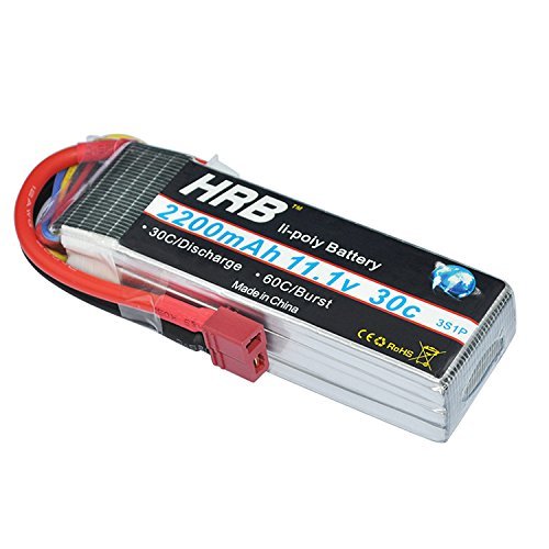 HRB 3S 11.1V 2200mAh 30C Lipo Battery Deans T Plug for RC Quadcopter Drone and FPV
