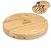 PICNIC TIME NFL Circo Cheese Board and Knife Set, Charcuterie Board Set, Wood Cutting Board, (Parawood)
