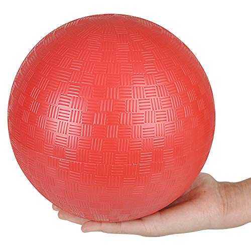 Bedwina Playground Balls Bulk 9 Inch (Pack of 4) Red Rubber Bouncy