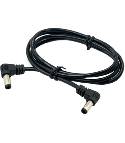 Câble d'alimentation DC 5.5x2.1mm et 5.5x2.5mm, connecteur mâle à angle droit résistant à 90 degrés, câble de bricolage, ligne de charge, fil d'extension d'alimentation de surveillance