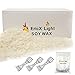 EricX Light Natural Soy Wax 10 Pound,121℉ melt Point, with 120 Candle Wicks and 3 Wick Centering Devices for Candle Making