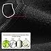 HOFISH Women's Maternity Over Bump Briefs Antibacterial Crotch Lining Black 2 Pack Medium