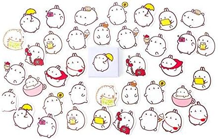 Diary Stickers ShenTan Cute Hamster Stickers Kawaii Washi Paper Stickers Cartoon DIY Calendar Stickers for Scrapbooking Gift Making Albums