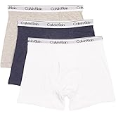 Calvin Klein boys Calvin Klein Boys' Modern Cotton Boxer Brief Underwear 3-pack