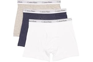 Calvin Klein boys Calvin Klein Boys' Modern Cotton Boxer Brief Underwear 3-pack