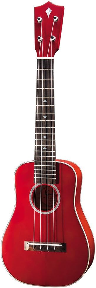 KAMOA E3 Series Grand Concert Ukulele with M1 Active EQ, Vintage Red