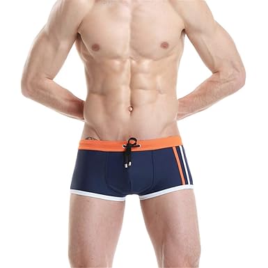 iYmitz Sommer Herren Beachshorts, Männer Marke Streifen Schnelltrocknend Badeshorts Atmungsaktive Boardshorts Badehose
