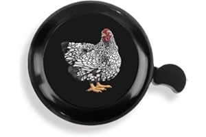 WIRESTER Cute Aluminum Round Bike Bell, Classic Ring Bicycle Bell, Bike Accessories Bell Ring for Adults Kids Girls Boys (Black, Red, Blue, Purple)