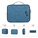 Electronic Organizer BAGSMART Travel Cable Organizer Bag for Hard Drives, Cables, Charger, Phone, USB, SD Card (Teal-Large)