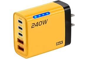 Charging Block | 240W Charging Block,5-Port Charger Brick with Indicator Light - for Smartphone Laptop Tablet Travel Hotel Do