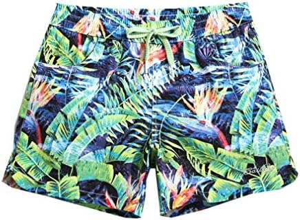 GaiL Women's 2017 Printed Board Shorts Swimsuit Bottom with Lace up S