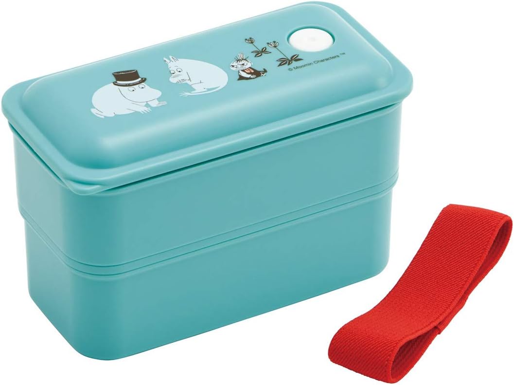 Amazon Co Jp スケーター 弁当箱 銀イオン Ag 抗菌 ふわっと 盛れる パッキン 一体型 2段 550ml ムーミン カラー Palw6ag ホーム キッチン