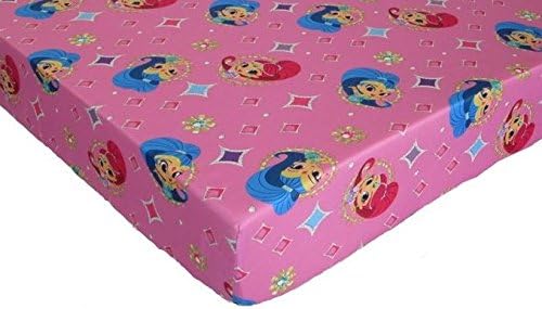 Shimmer and Shine 100% Polyester (Fitted Sheet ONLY) Size Toddler Girls Kids Bedding