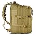 LeisonTac Military Tactical Backpack, Hydration Back Pack, 3 Day Assault Pack, Camping Rucksack with ISO Standard, 42L (Coyote)