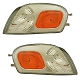 1997-2005 Chevrolet/Chevy Venture, 1997-2004 Oldsmobile/Olds Silhouette, 1999-2005 Pontiac Montana & 1997-2000 Trans Sport Park Van Corner Light Turn Signal Marker Lamp Set Pair Right Passenger And Left Driver Side (1997 97 1998 98 1999 99 2000 00 2001 01 2002 02 2003 03 2004 04 2005 05)