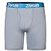 JINSHI Men's Underwear Comfort Soft Bamboo Long Boxer Briefs