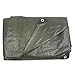 Tarp Heavy Duty Waterproof Hanjet Camping Car Pool Waste Shade Poly Tarp Cover Shelter Army Green