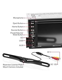 BOSS Audio Systems bv9371bd doble DIN visualización táctil desmontable, In Dash Video & Multimedia Unit, 6.2", Cámara trasera