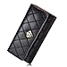 Women's wallet Elegant Clutch Crown Wallet Long Purse Leather Wallet