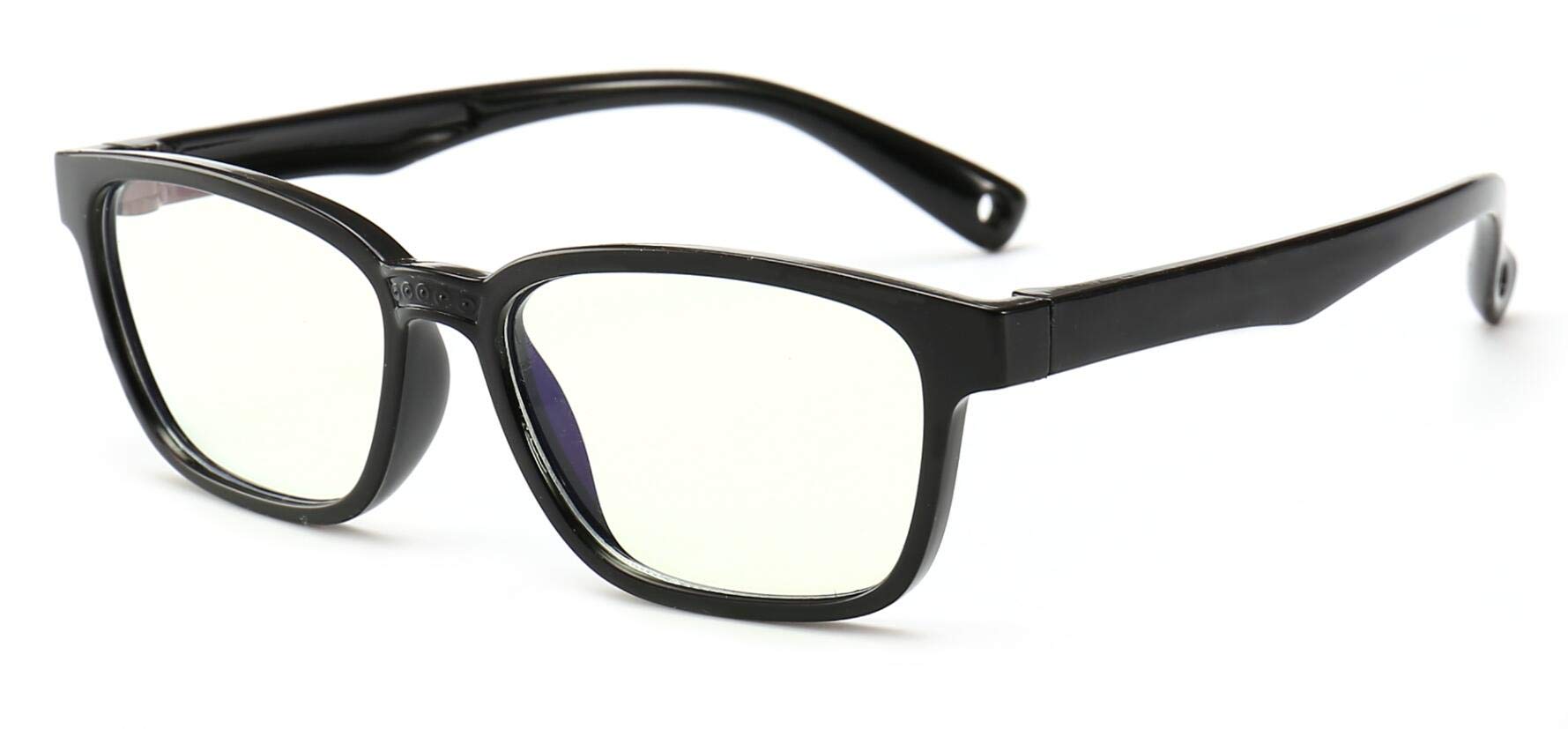 Anti Blue Light Glasses for Kids Computer Glasses,UV Protection Anti Glare Eyeglasses Computer Glasses Video Gaming Glasses for Children (Black)