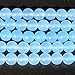 Beads for Jewelry Making Supplies Round Aqua Blue Chalcedony 6mm Semi Precious Stone Beads Sold by One Strand 15 Inch APX 60 Pcs