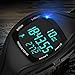 CFGem Adolescent Multi-Functional Sports Digital Watch, Teen's Sports Waterproof Watch with Pedometer/Alarm/Stopwatch Timer, Kid's Outdoor Sports Wristwatch Black