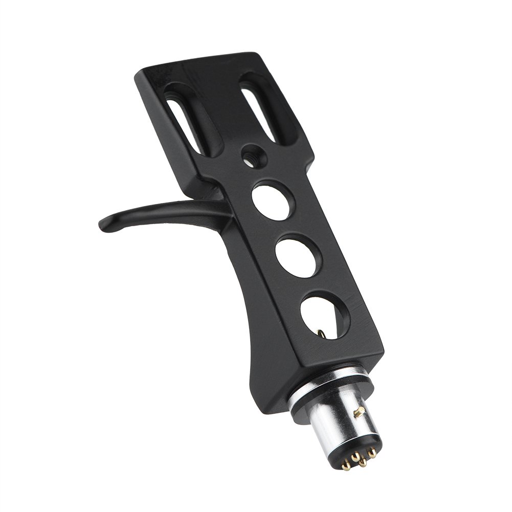Turntable Headshell Universal LP Turntable Cartridge Phono Headshell Mount Replacement with Wires