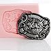 Cowboy Belt Buckle Silicone Mold Make Your Own Western Chocolate, Fondant, Candy, Soap, Resin, Clay, Wax, Flexible and Easy to Use