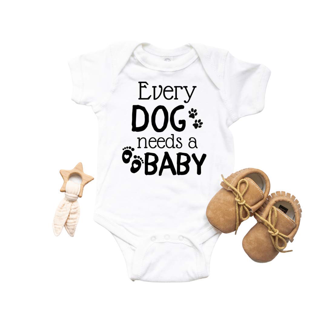 Dog Baby Announcement Onesie Dog Baby Boy Girl Clothes Funny Pregnancy