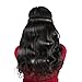 Rechoo Brazilian Virgin Remy Human Hair Extension Weave 3 Bundles 300g - Natural Black,12